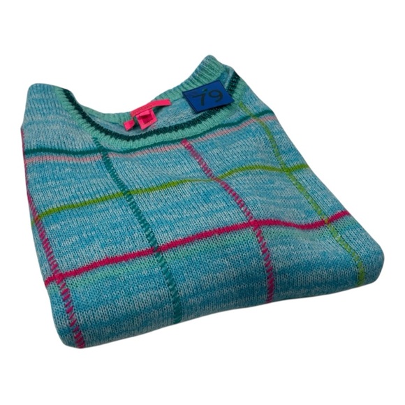 Lilly Pulitzer Large Blue and Green Crew Neck Sweater - Picture 2 of 8